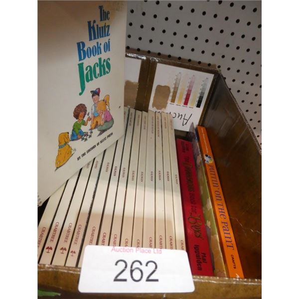 Assortment of books, Crabtree book set