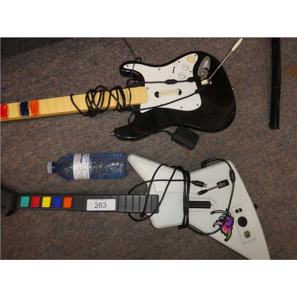 Guitar hero/Rock band gaming guitars