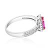 Image 2 : 0.58ct Natural PINK SAPPHIRE 14K Rose Gold 2.55gm Ring