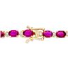 Image 2 : 15.59ct ruby & diamond bracelet