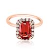 Image 1 : 1.73ct Natural TOURMALINE 14K Rose Gold 2.7gm Ring