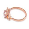 Image 2 : 1.28ct Morganite 14 K Rose Gold Ring
