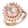 Image 1 : 4.01ct Morganite 14 K Rose Gold Ring