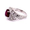 Image 4 : 2.83ct Natural Ruby 14K White Gold Ring