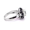 Image 4 : 2.93CT NATURAL CEYLON WHITE SAPPHIRE 14K WHITE GOLD RING