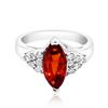 Image 1 : 2.18CT NATURAL Malaya Garnet 14K W/G RING