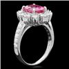 Image 2 : 14k Gold 2.30ct Tourmaline 1.55ct Diamond Ring