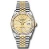 Image 1 : Rolex 36MM Datejust SS/YG With Diamond Bezel Model # 126283RBR