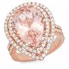 Image 1 : 5.71ct Morganite 14 K Rose Gold Ring