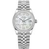 Image 1 : Rolex 31MM SS Datejust with Diamond Bezel Model # 278384RBR