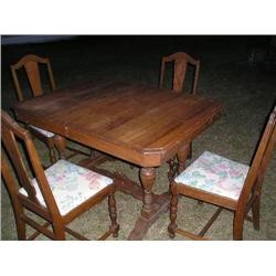 Table and chairs