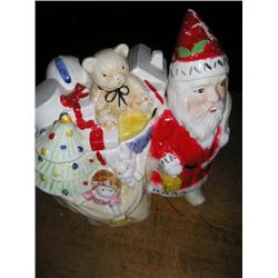 Santa cookie jar