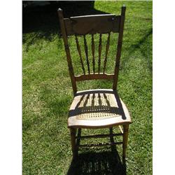 Chair w/cain seat