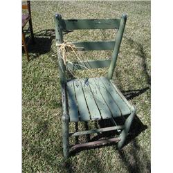 Green Painted Chair