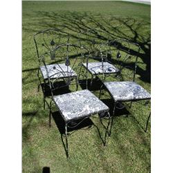 Four Garden Chairs