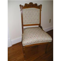 Victorian slipper chair