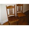 Image 1 : Two wood chairs