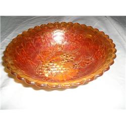 Carnival glass bowl