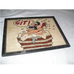 1950's Cartoon handstiched