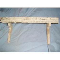 Primitive wood shelf