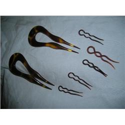 Celluloid hairpins