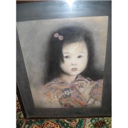 Art-charcoal portrait