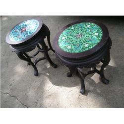 Pair of end tables