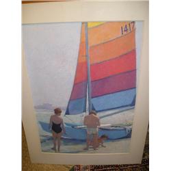 Art-charcoal painting