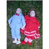 Image 1 : Pair of handmade dolls