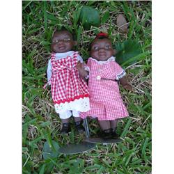 Black porcelain dolls