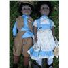 Image 1 : Pair of black dolls