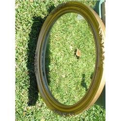 Gold frame mirror