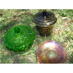 Plate, Urn and Candy dish