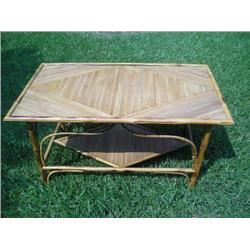 Bamboo coffee table