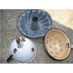 Granite and enamelware