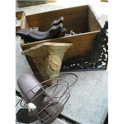 box of fan, fixtures