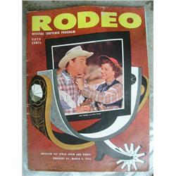 1956 Houston Fat Stock Show Progam