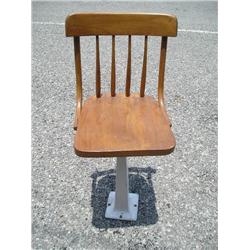 Wood bar stool