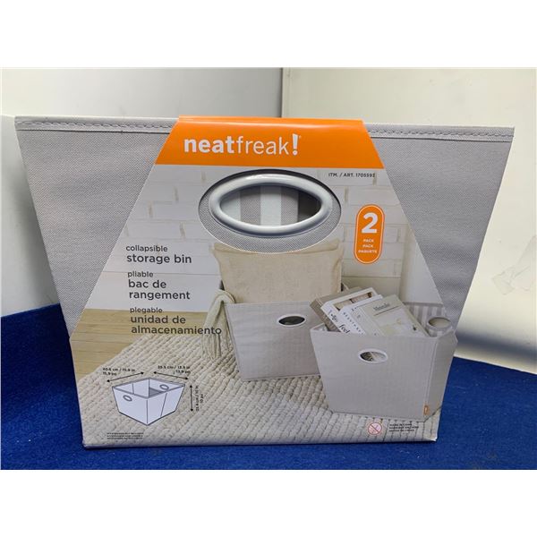 Neat Freak Collapsible Storage Bin (2pk)