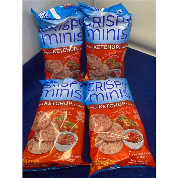 Crispy Minis Ketchup Rice Snacks (4 x 100g)