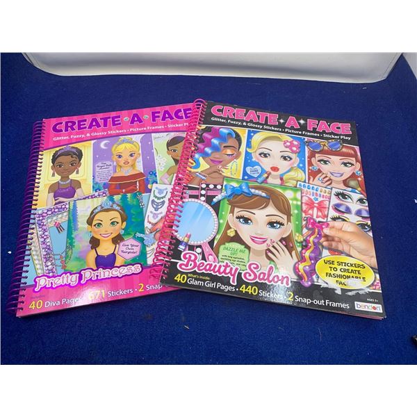 Create-A-Face Activity Books (2ct)