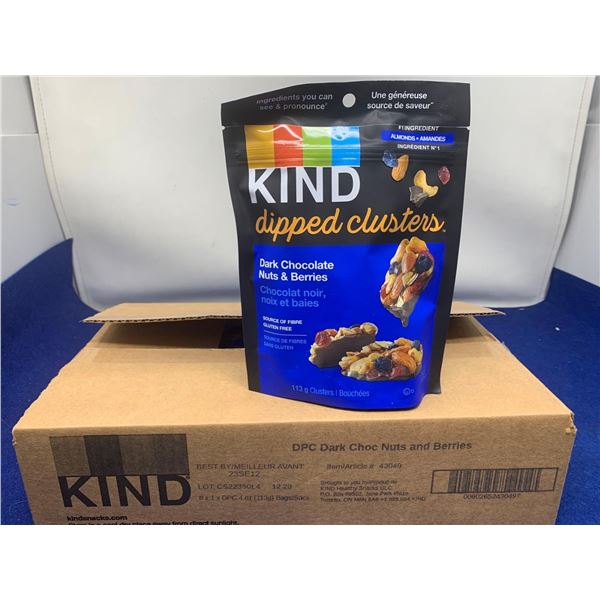 Kind Dipped Clusters-Dark Chocolate Nuts & Berries (8 x 113g)