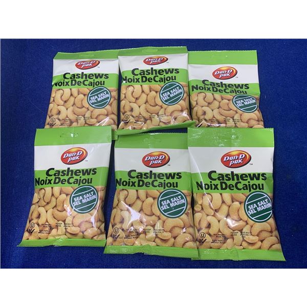 Dan D Pak Cashews-Sea Salt (6 x 92g)