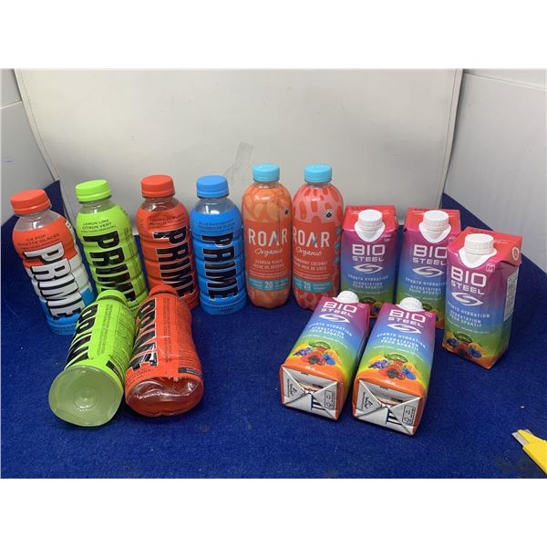 Lot of Assorted Electrolyte Hydrating Beverages