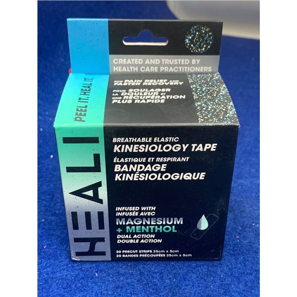Heali Kinesiology Tape (20 Precut Strips)