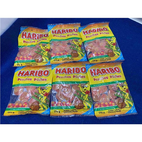 Haribo Peach Gummies (6 x 175g)