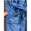 Image 2 : Blue Plush Child's Robe (Size 11-12yrs)