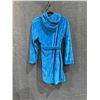 Image 3 : Blue Plush Child's Robe (Size 11-12yrs)