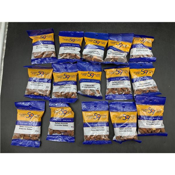 59th Street Salted Almonds (15 x 60g)