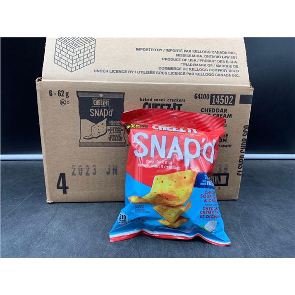 Cheez-it Snap'd Cheddar Sour Cream & Onion (6 x 62g)